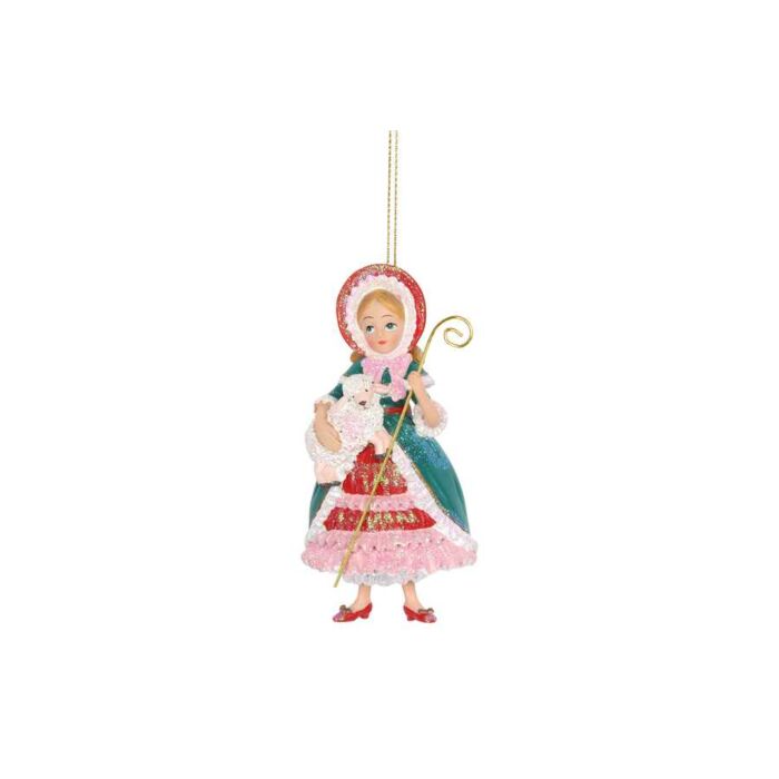 Gisela Graham Mary and Her Little Lamb Resin Decoration-2